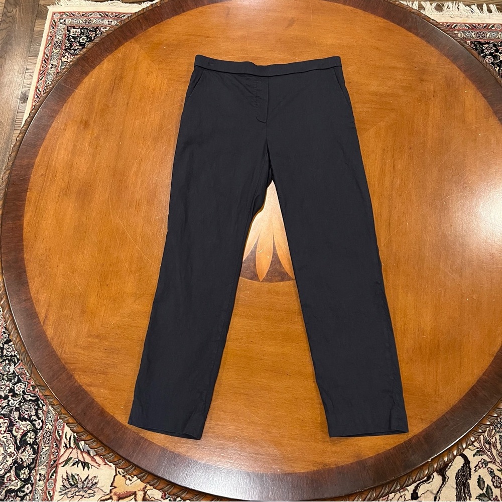 $295 Theory Basic Pull On Pant Navy Melange Eco S… - image 3